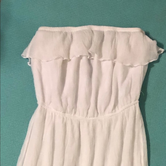 Off shoulder, strapless, maxi dress. size S. - Picture 7 of 7